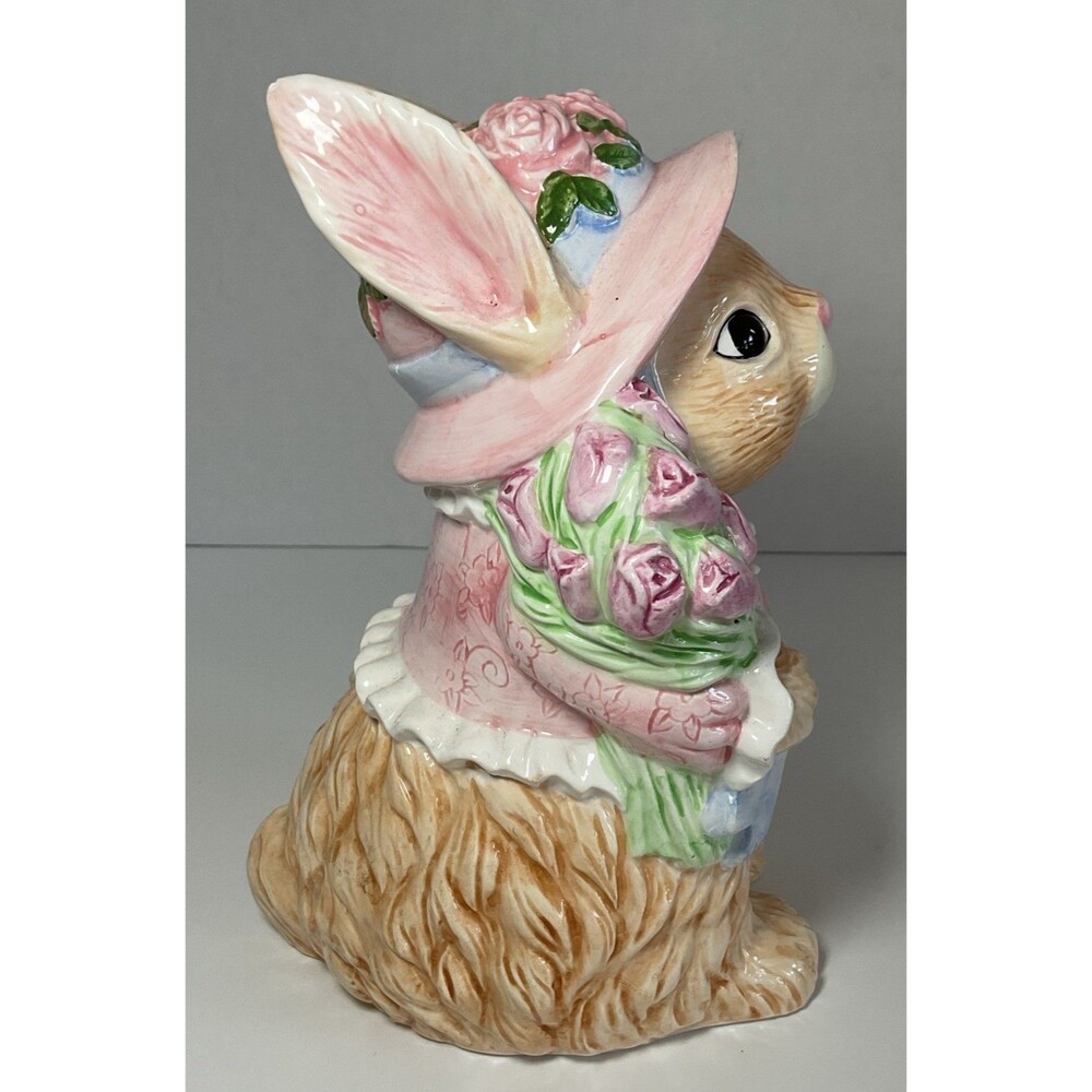 Easter Rabbit Collection Posing with Roses - Picture 4 of 8